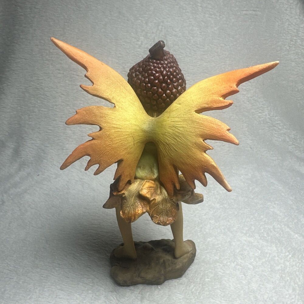 PUMPKIN PATCH SITTING FAIRY FIGURINE 6” & STANDING FAIRY FIGURINE 8” NEW IN BOX - Picture 7 of 15